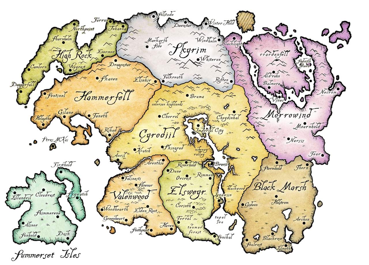 Carte de Tamriel